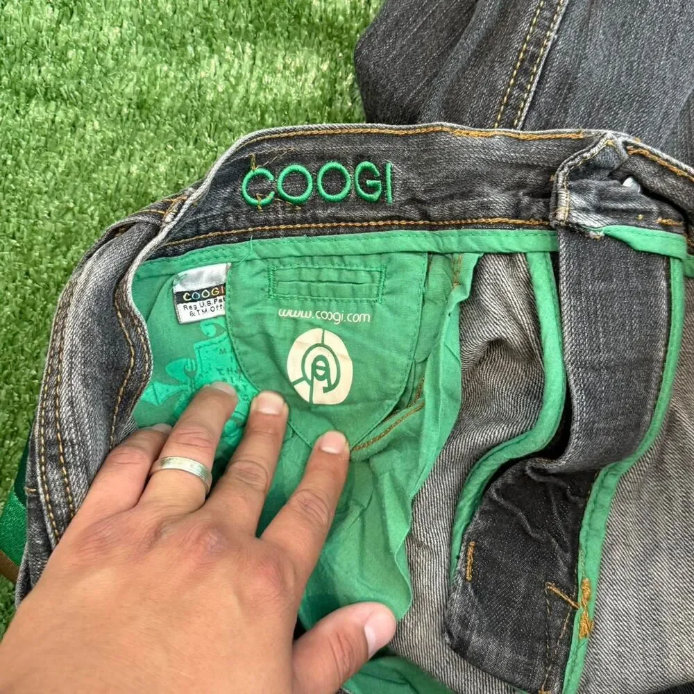 Coogi Men's Navy and Blue Jeans